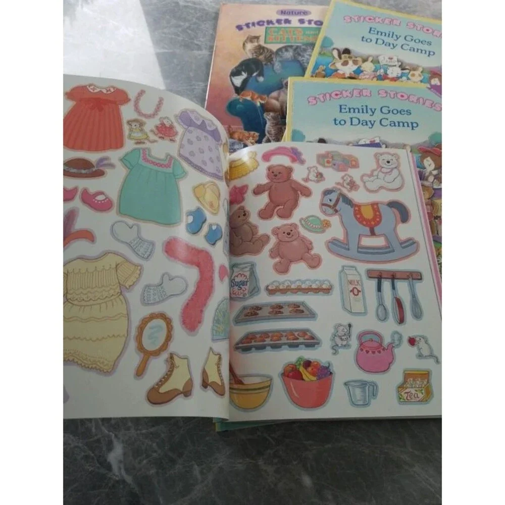 Collection of Sticker Stories books